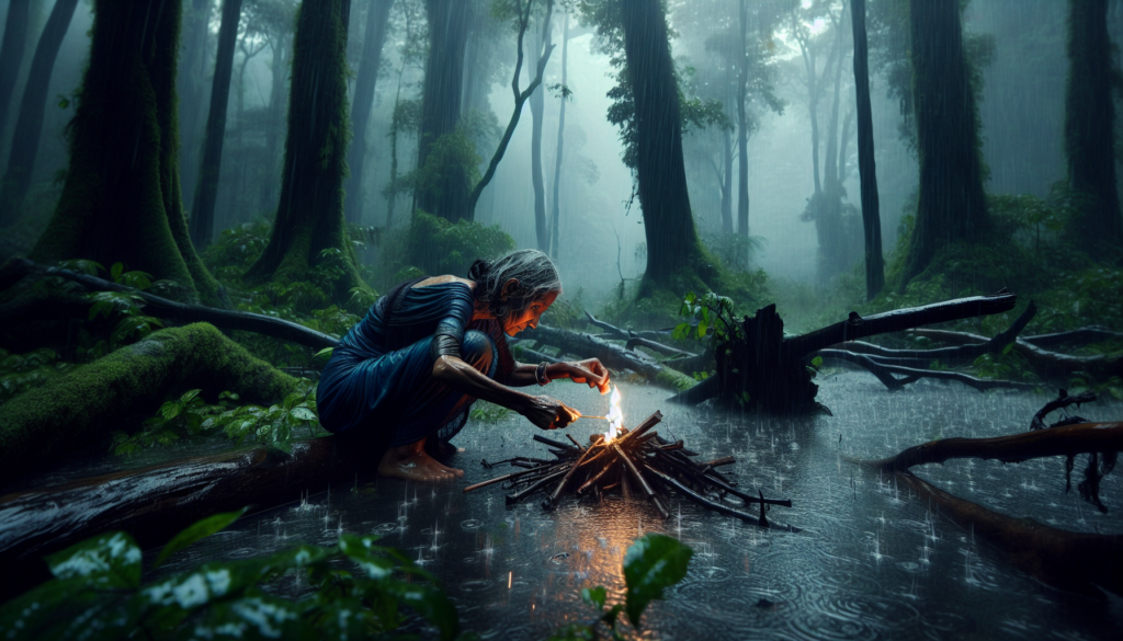 How Do I Build A Fire In Wet Conditions?